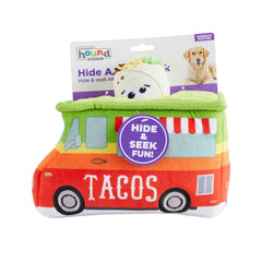 *OUTWARD HOUND Hide A Taco Truck Plush Dog Toy Puzzle