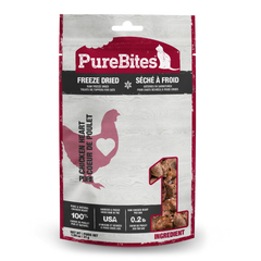 PURE BITES Cat Treats Freeze Dried Chicken Heart 1.09oz