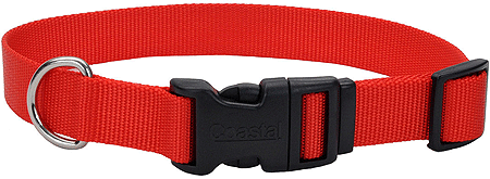 طوق كلب COASTAL Tuff قابل للتعديل 3/8x8-12 أحمر