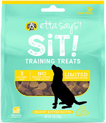 ETTA SAYS Sit! Training Treats Peanut Butter 6oz