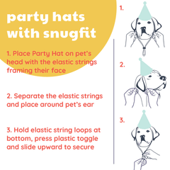 HUXLEY & KENT Party Hat Happy Barkday S