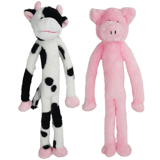 لعبة MULTIPET Minipet Swingin' Slevin Cow/Pig 12" عبوة من قطعتين