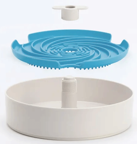 *PetDreamHouse SPIN Disc Lick Feeder & Frisbee M Blue
