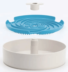 *PetDreamHouse SPIN Disc Lick Feeder & Frisbee M Blue