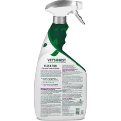 *VETS BEST Flea + Tick Home Spray For Cats 32oz