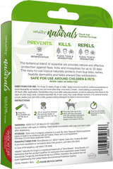 *TEVRA Vetality Naturals Flea & Tick Topical for Dogs 40+ lbs 3pk
