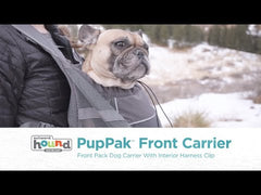 OUTWARD HOUND PupPak Dog Front Carrier Grey S