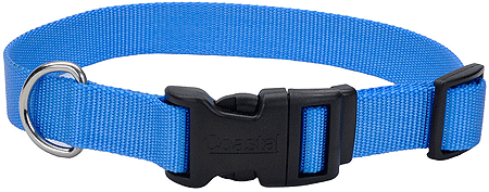 طوق كلب قابل للتعديل من COASTAL TUFF مقاس 3/4x14-20 أزرق لاجون