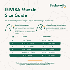 COMPANY OF ANIMALS Baskerville Invisa Muzzle Size 4 Clear