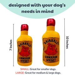 HUXLEY & KENT Dog Power Plush Hairball Cinnamon Whiskey S