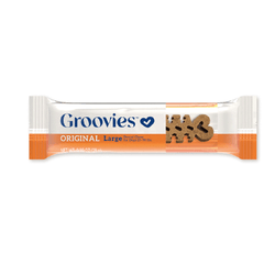 GROOVIES Dog Dental Chews Gravity Box Large 18ct