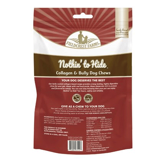 NOTHIN' TO HIDE Bully Spirals 3" 6pk