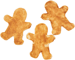 NOTHIN' TO HIDE Holiday Gingerbread Men 4pk Chicken
