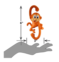 PETSPORT NaturFlex Monkey Tiny Tots 6"