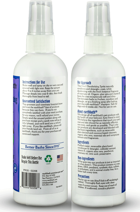 EARTHBATH 3-in-1 Deodorizing Spritz Mediterranean Magic 8oz