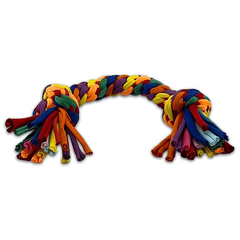 PETSPORT Kaleidoscope Rope 2-Knot 10" S