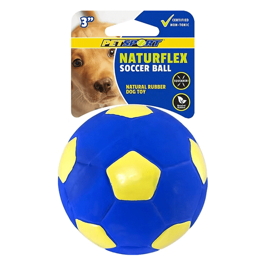 كرة قدم PETSPORT NaturFlex مقاس 3 بوصات