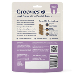 GROOVIES Dental Cat Treats Salmon 7.05oz