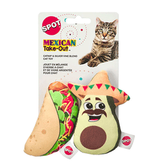 ETHICAL/SPOT Mexican Take-Out Cat Toys 2pk