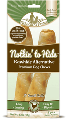 NOTHIN' TO HIDE Small 5" Roll 2pk Peanut Butter