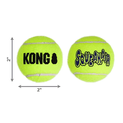 KONG Squeaker Tennis Ball 3pk S