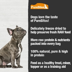 PURE BITES Freeze Dried Duck Liver 2.6oz