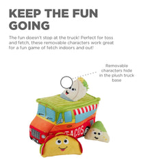 *OUTWARD HOUND Hide A Taco Truck Plush Dog Toy Puzzle