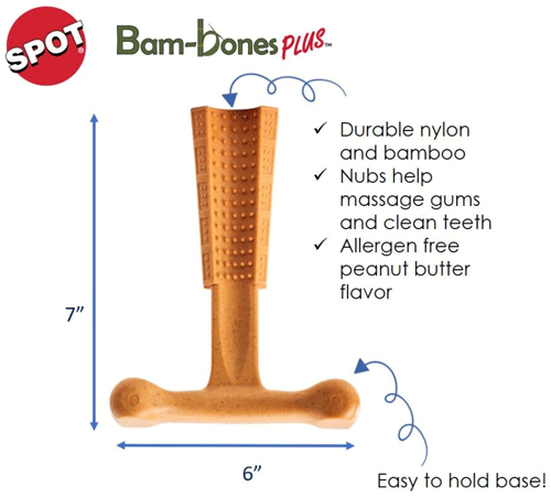 ETHICAL/SPOT Bam-Bone+ 7" Peanut Butter