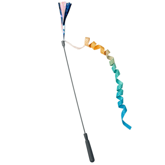 HUXLEY &amp; KENT Cat Wand Dance &amp; Lure Aqua