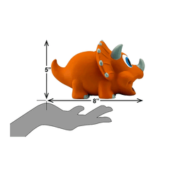 PETSPORT NaturFlex Triceratops Large 8"