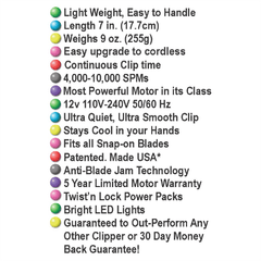 *LAUBE Lightening Bolt Clipper 2 Speed - Pink