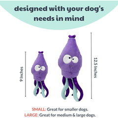 HUXLEY & KENT Dog Slappies Squiggly Squid S