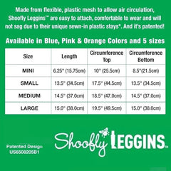 Shoo Fly Leggins, Small, Set of 4 Color: Orange