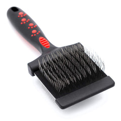 Jeffers Pet Double Sided Grooming Slicker Brush for Dogs, Cats, Puppies – Flexible Head with Stainless Steel Pins – Detangler Tool for Mats, Loose Fur, Shedding – Home or Professional Use - Large