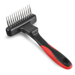 Magic Spring Comb, Blk/Red, 13lng/12sht