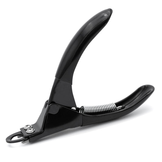 Jeffers Pet Nail Trimmer Large Hole Black – Guillotine Clippers for Dog, Cat, Puppy & Small Animal Grooming – Stainless Steel Blade, Non Slip Grip, Pet Grooming Tool for Home & Travel