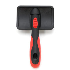 Jeffers Soft Pin Universal Slicker Brush for Dogs & Cats, Grooming Brush for Sensitive Skin, Remove Mats, Loose Fur, & Dead Hair, Tangle Detangler, Safe Grooming Tool - Small 3" x 2"M