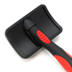 Jeffers Soft Pin Universal Slicker Brush for Dogs & Cats, Grooming Brush for Sensitive Skin, Remove Mats, Loose Fur, & Dead Hair, Tangle Detangler, Safe Grooming Tool - Small 3" x 2"M
