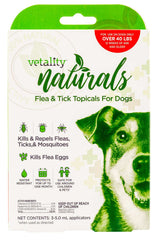 3-pk Vetality Naturals Flea & Tick Topicals for Dogs Size: Dog over 40 lb