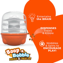 Nylabone Boop-N-Bobble Puzzle Treat Toy