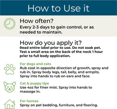 Wondercide Flea, Tick & Mosquito Control Spray for Pets + Home, 4 oz, Lemongrass