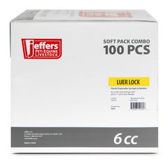 6cc LL w/20 x 1" Needle (box/100)