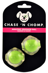 Amazing Squeaker Ball, 1.5" 2pk