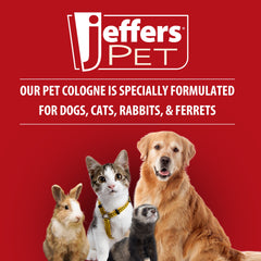 Jeffers Cologne with Coat Conditioner for Dogs & Cats, 16 oz, Vanilla Bean