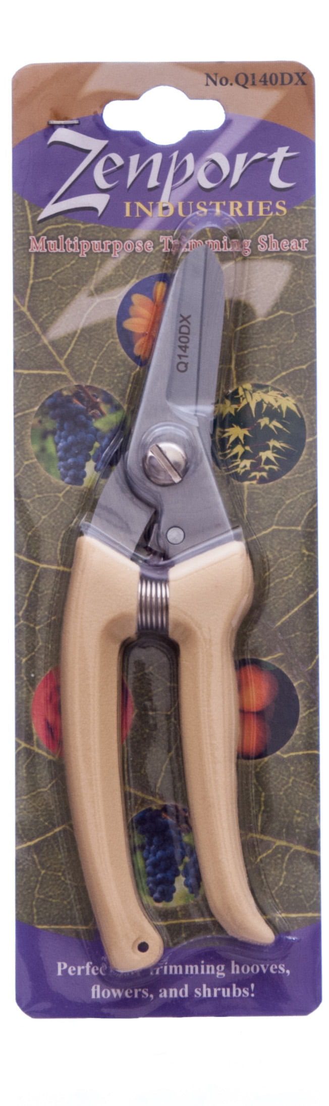 Zenport Q140DX Multipurpose Q Series Hoof Trimming Hard Chrome Plated, 7-Inch