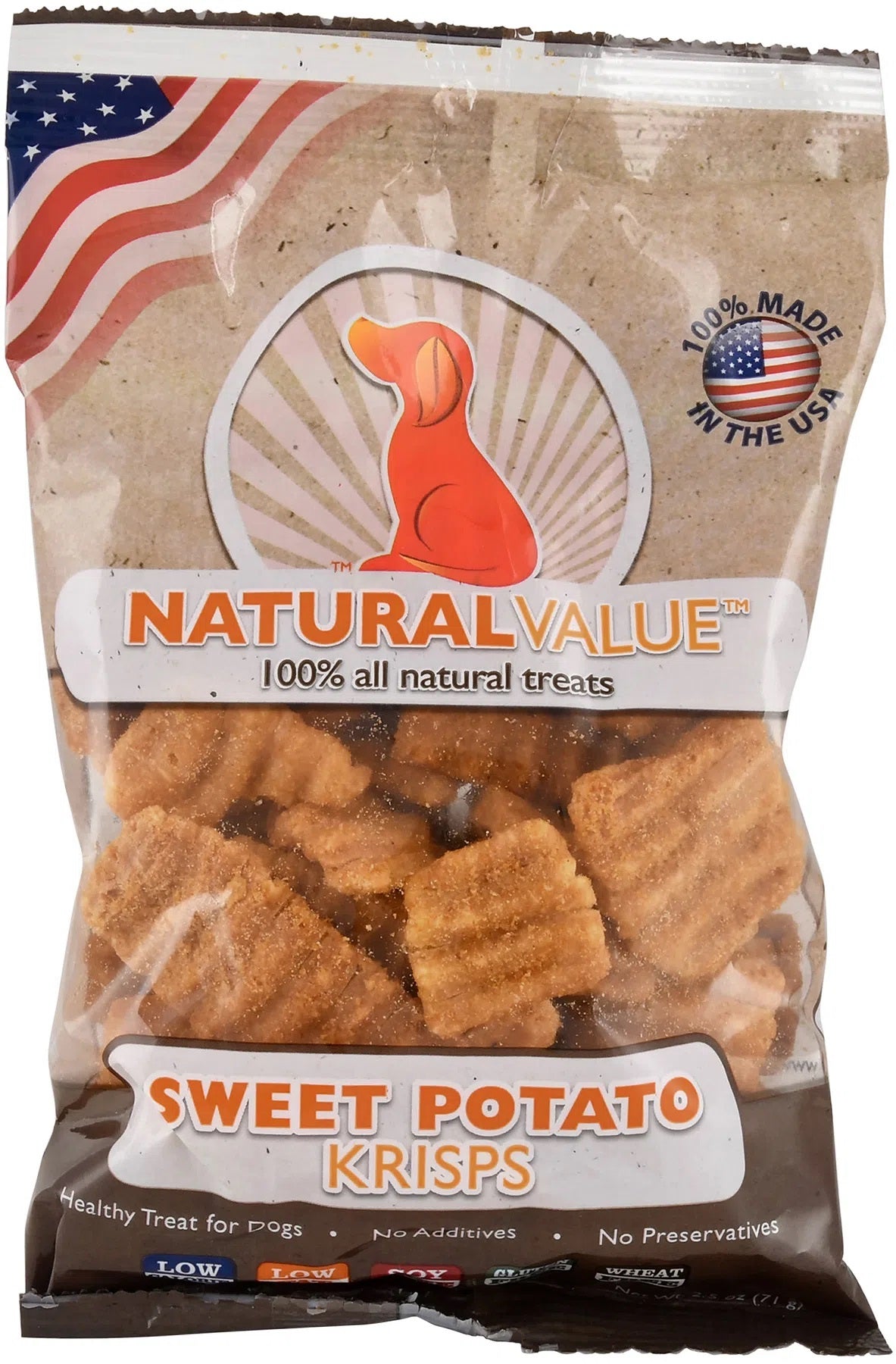 NaturalValue 100% Natural Treats Flavor: Sweet Potato Krisps