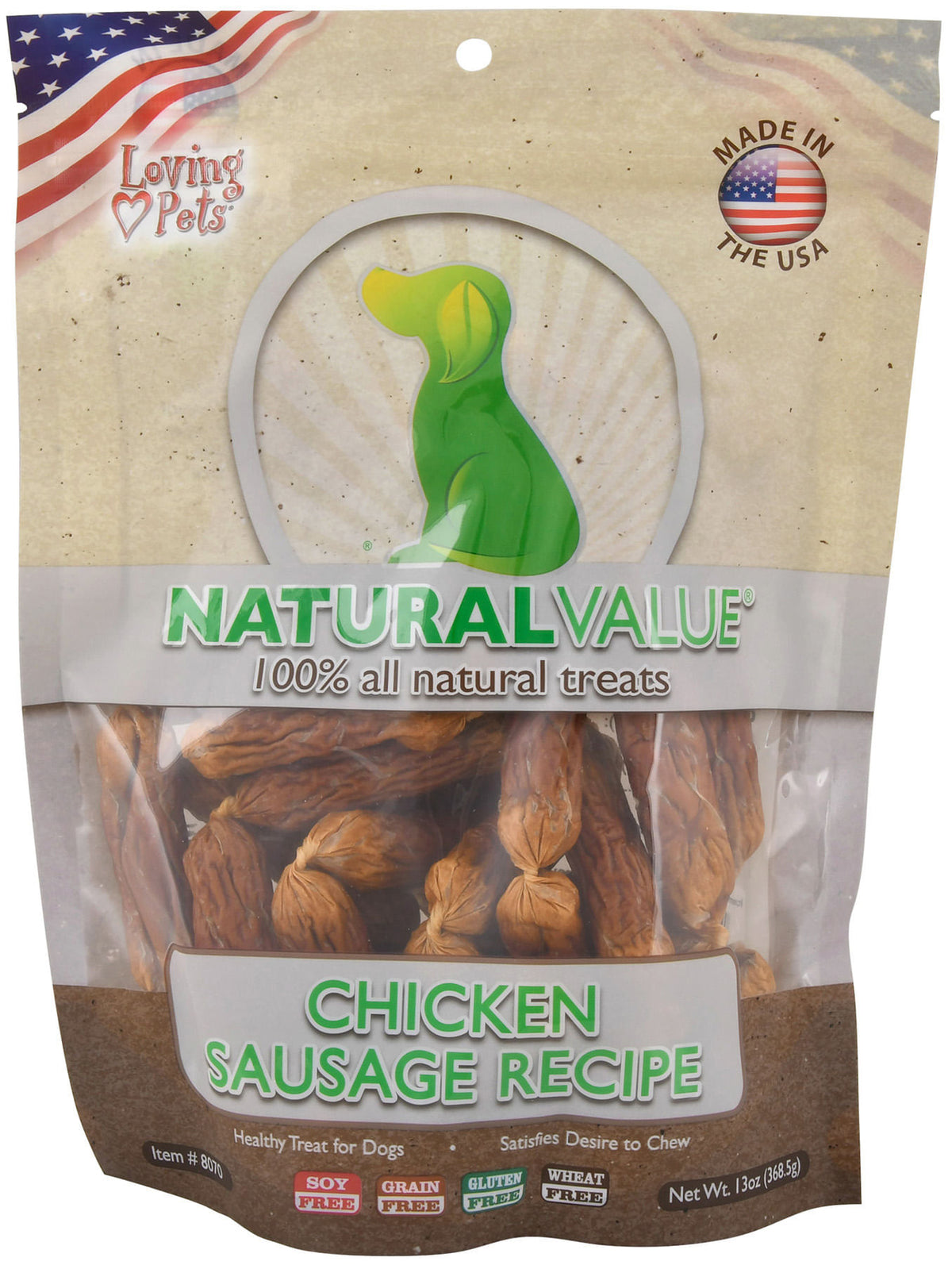 Natural Value Sausages, 13 oz Flavor: Duck